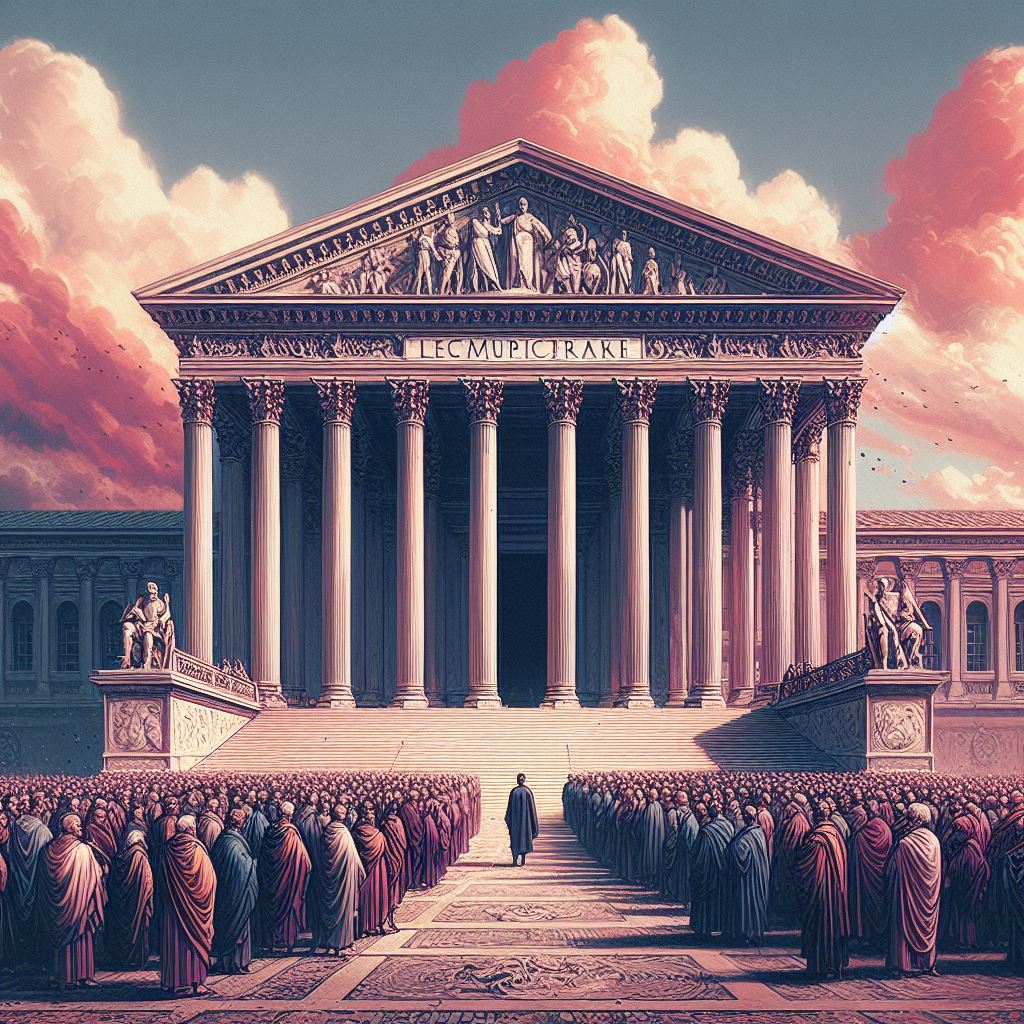 Digital art of the Roman Senate