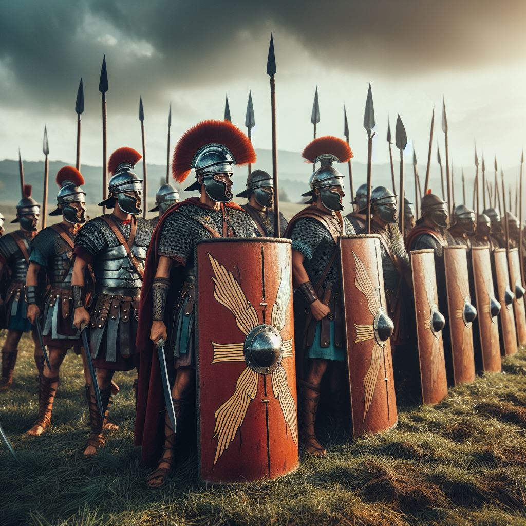 Digital art of the Roman Army